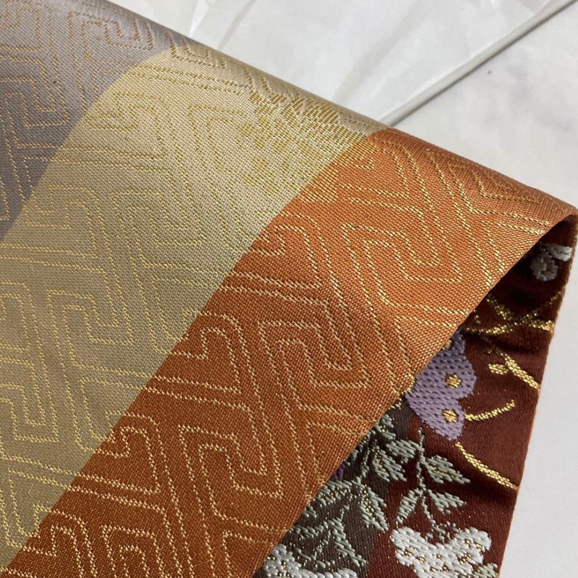 ○kimonoarisa○未使用同然○最高級西陣織○唐織○手織り○正絹