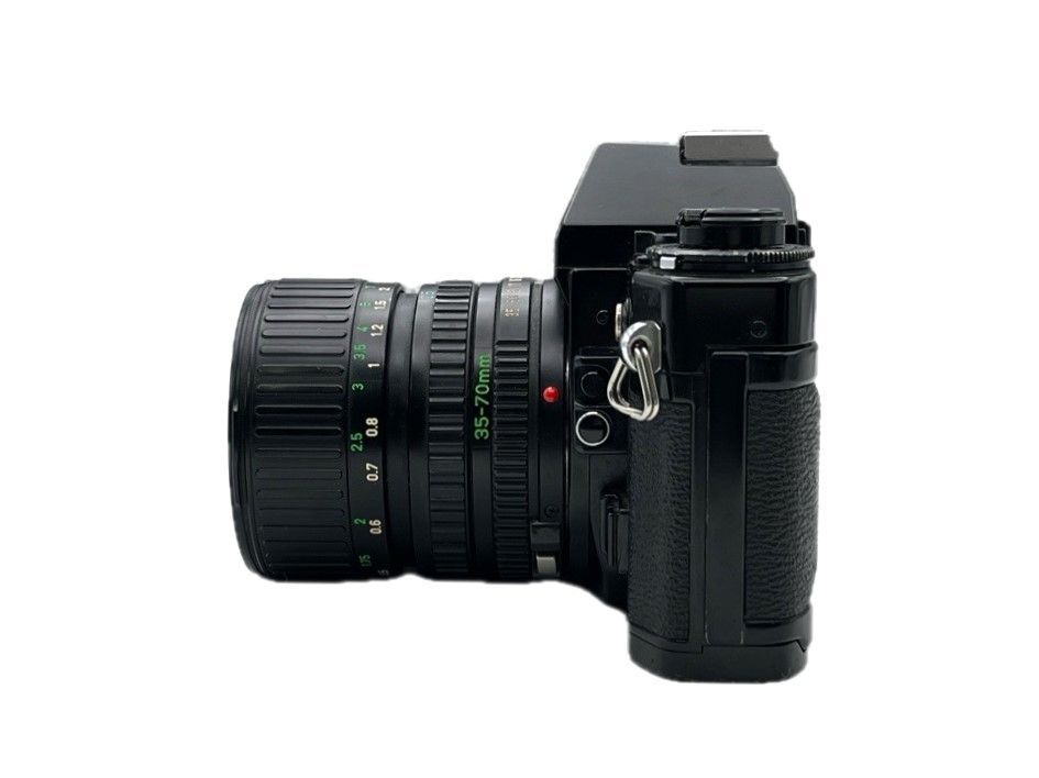 ▽Canon キャノン A-1 一眼レフカメラ レンズ35㎜～70㎜F3.5 現状品