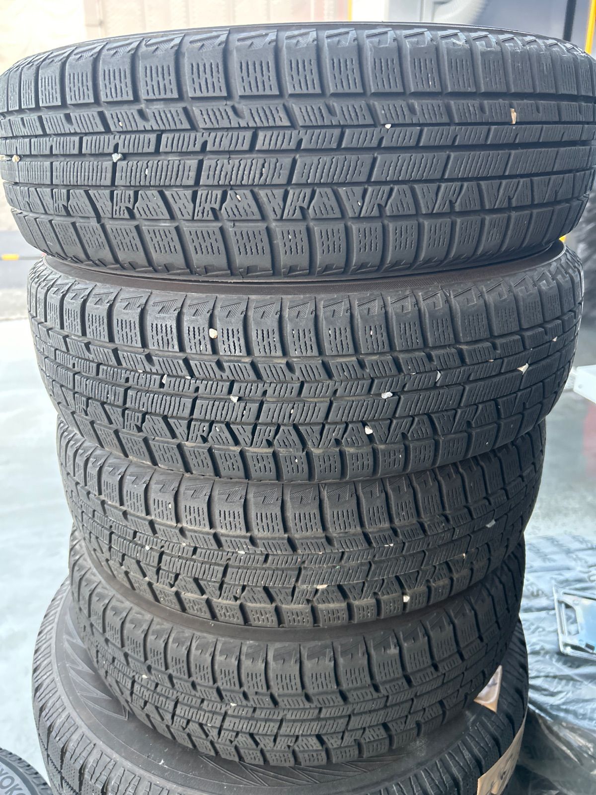４本セット 冬 スタッドレス タイヤ ヨコハマ 155 65 R 14
