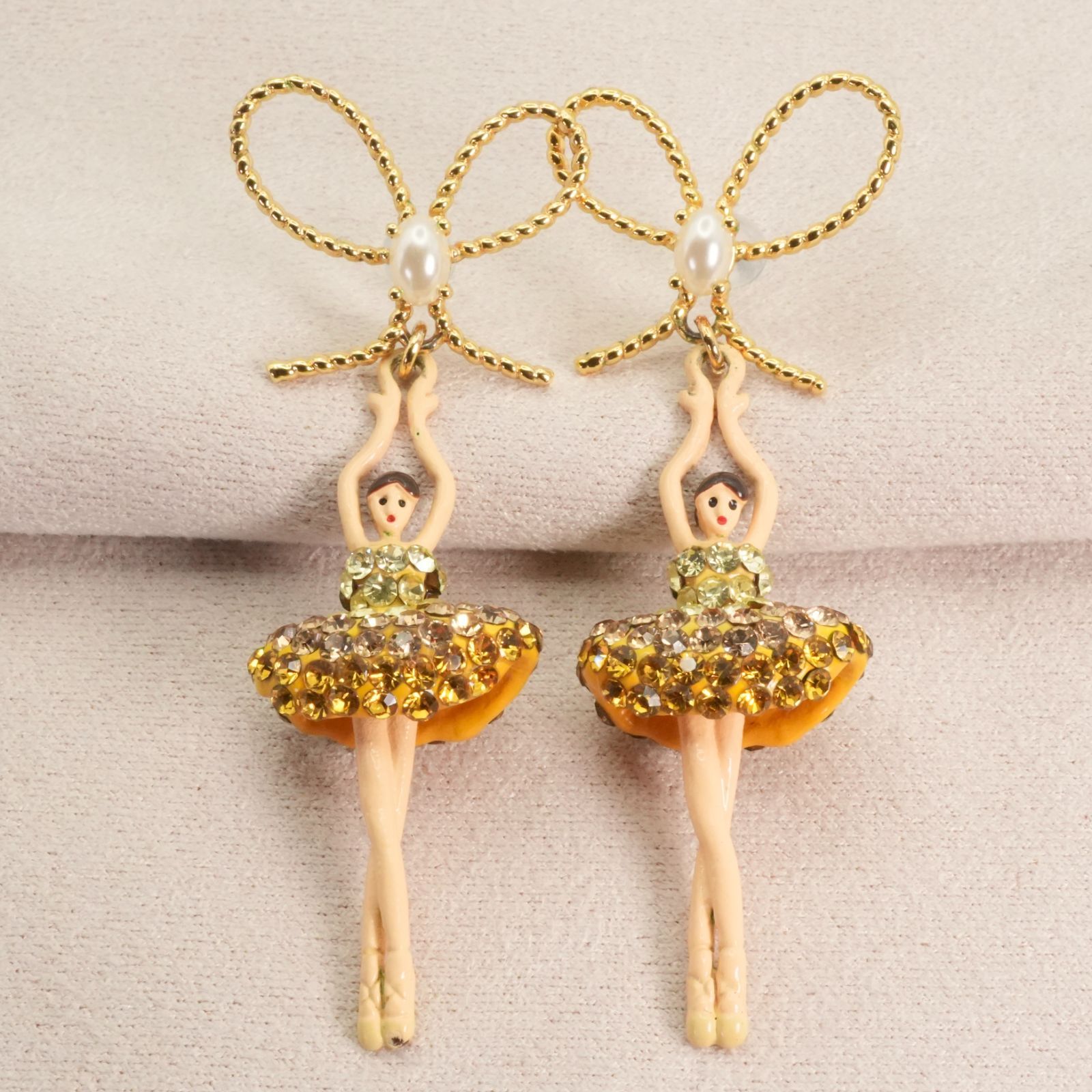 レネレイド バレリーナ ピアス ストーン オレンジ 25-2439 S