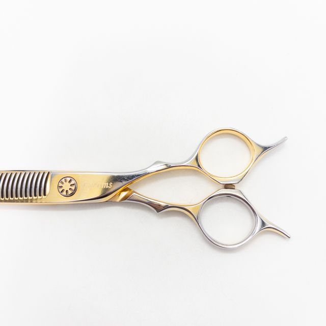  ハヤシシザーズ ハヤシシザーHAYASHI V-30 RW-WH-6 メガネ シザー セニング 美容ハサミ すきばさみ 美容師 理容師 約25～30 右利き 6インチ sc 2742 セニングシザー(すきバサミ) 散髪用品