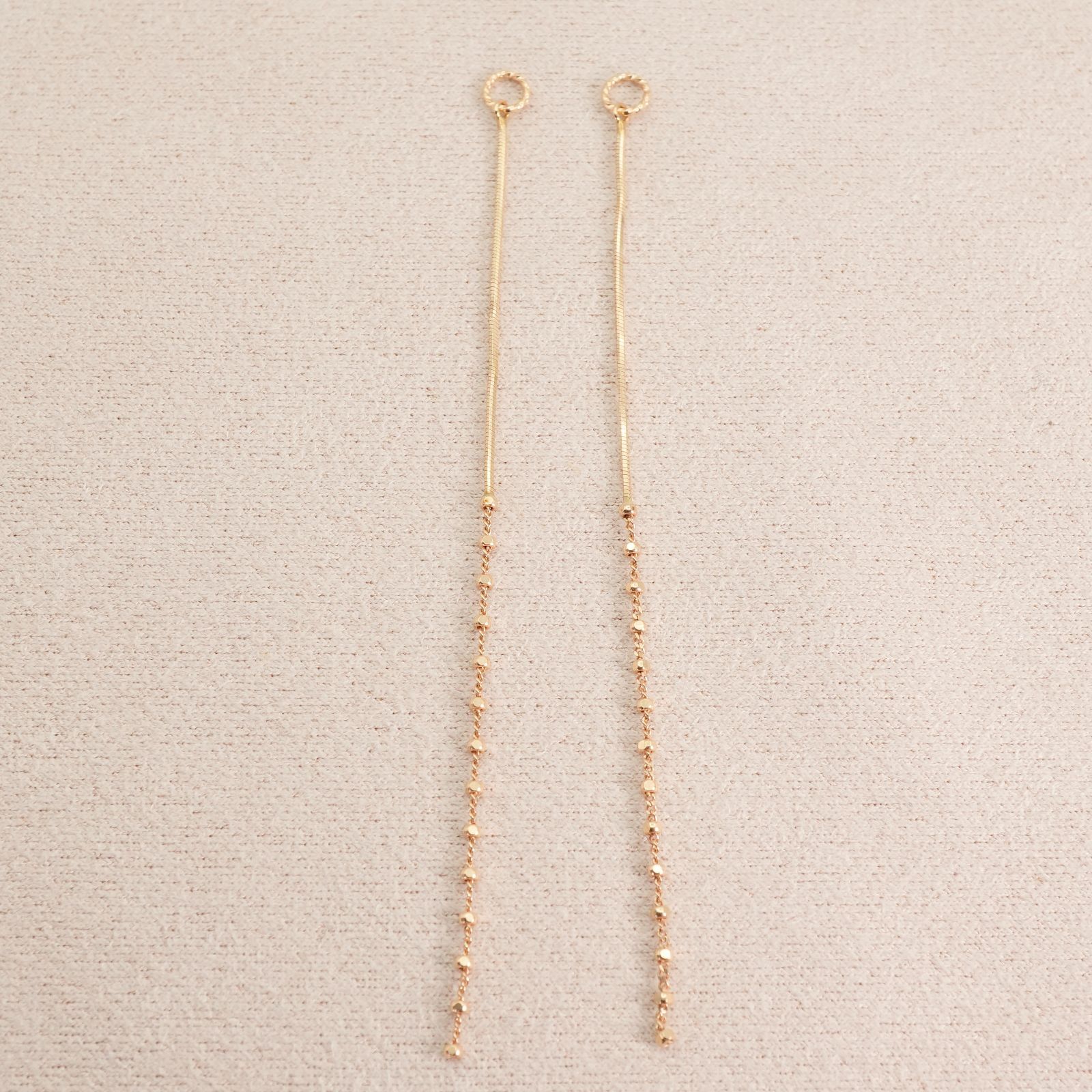 アガット K10 チェーン ボール ピアスチャーム/25-2451S - メルカリ