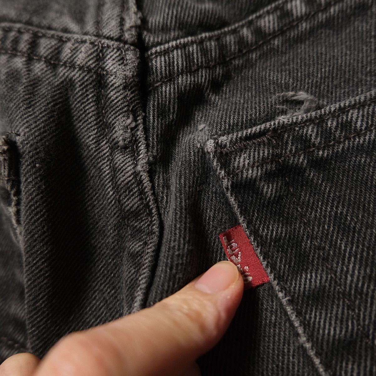 90's リーバイス Levi's 560 ブラック デニムパンツ (38×30) 黒 ルーズ