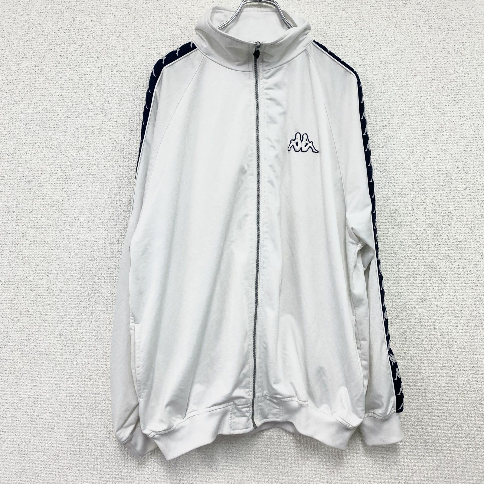 古着 used Kappa カッパ トラックジャケット/ジャージ 白 ホワイト 2XL