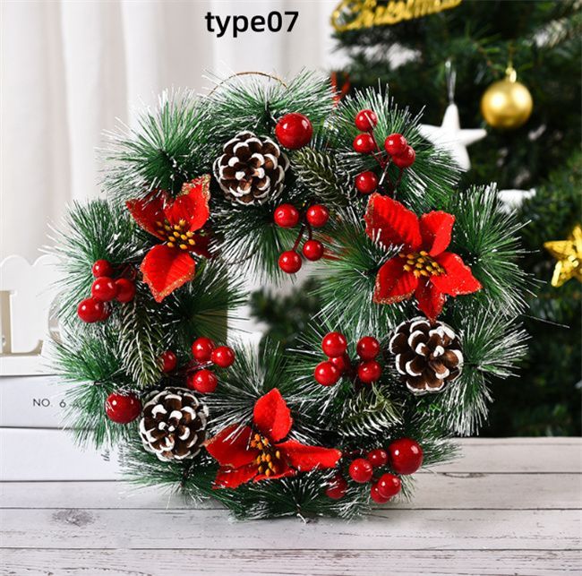 クリスマス リース モダン クリスマスローズとグリーンのナチュラル