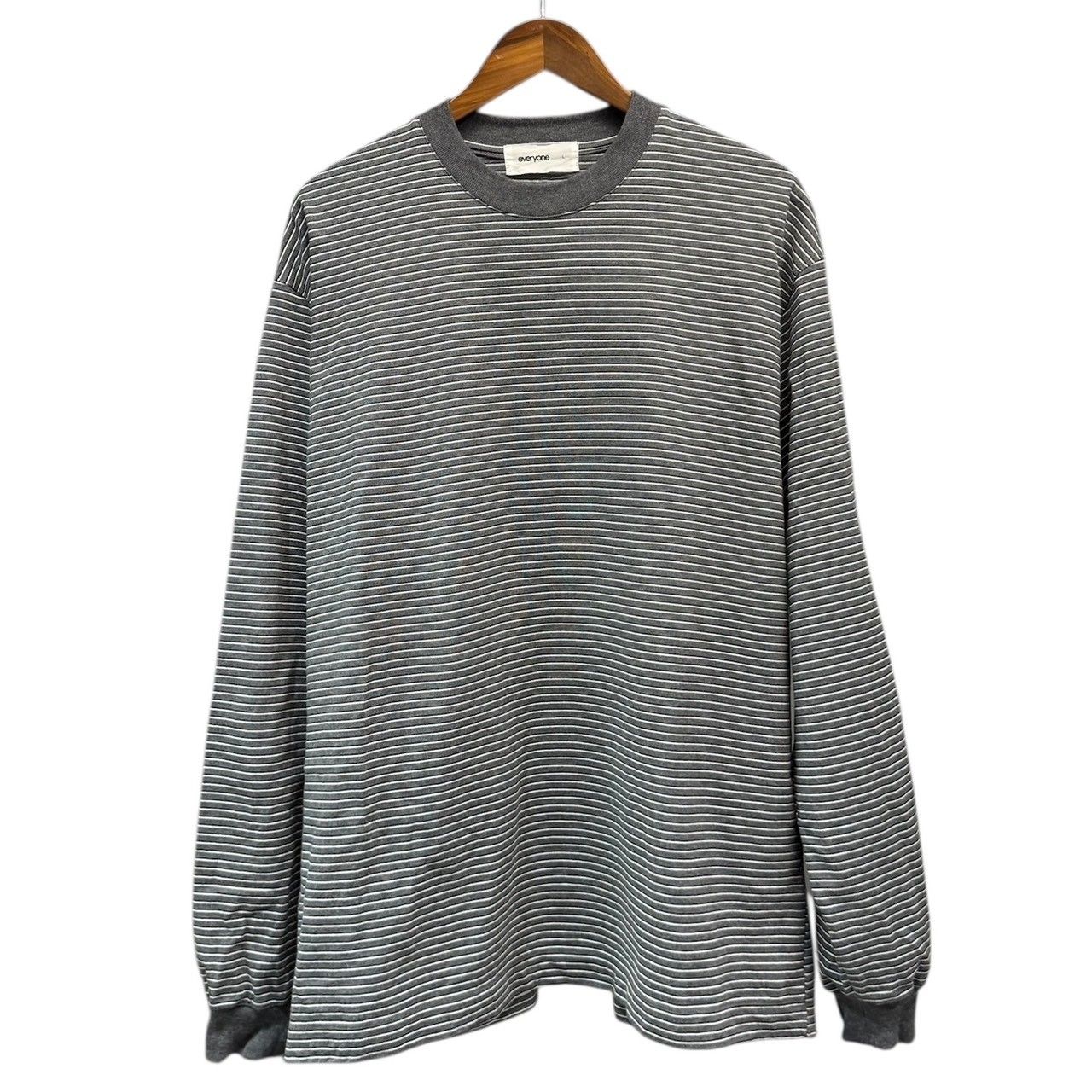 everyone エブリワン border long sleeve t-shirt ボーダーロング 