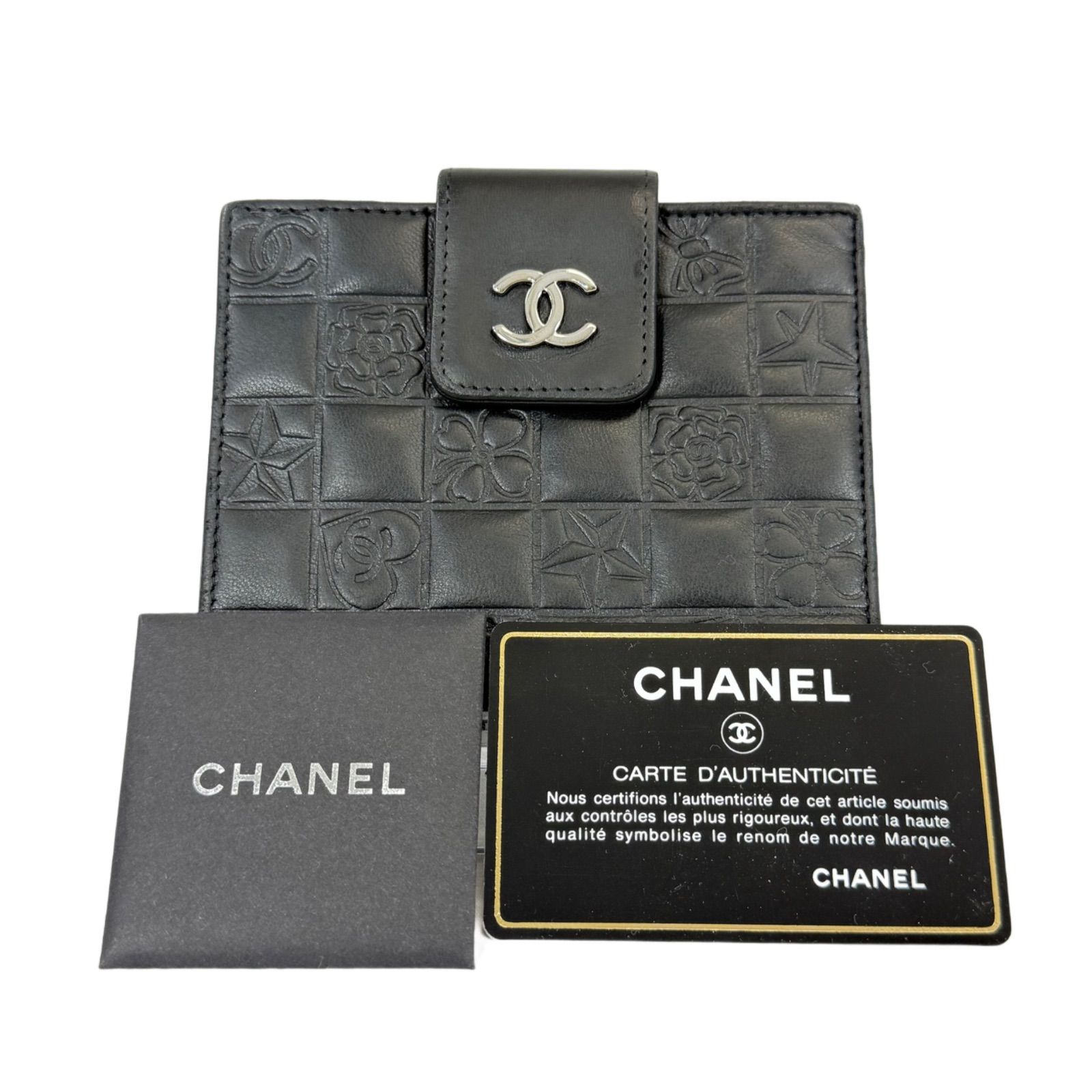 人気・美品】 CHANEL シャネル アイコンライン ラムスキン ココマーク