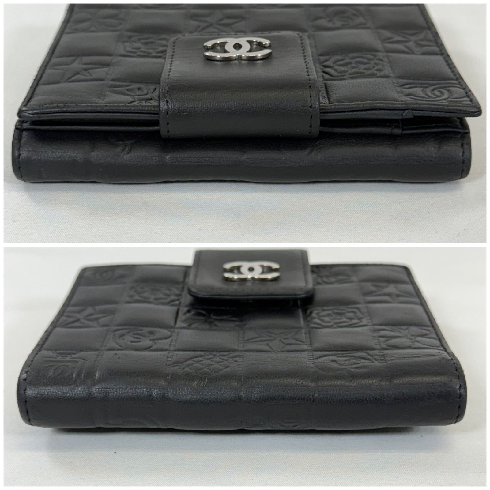 人気・美品】 CHANEL シャネル アイコンライン ラムスキン ココマーク