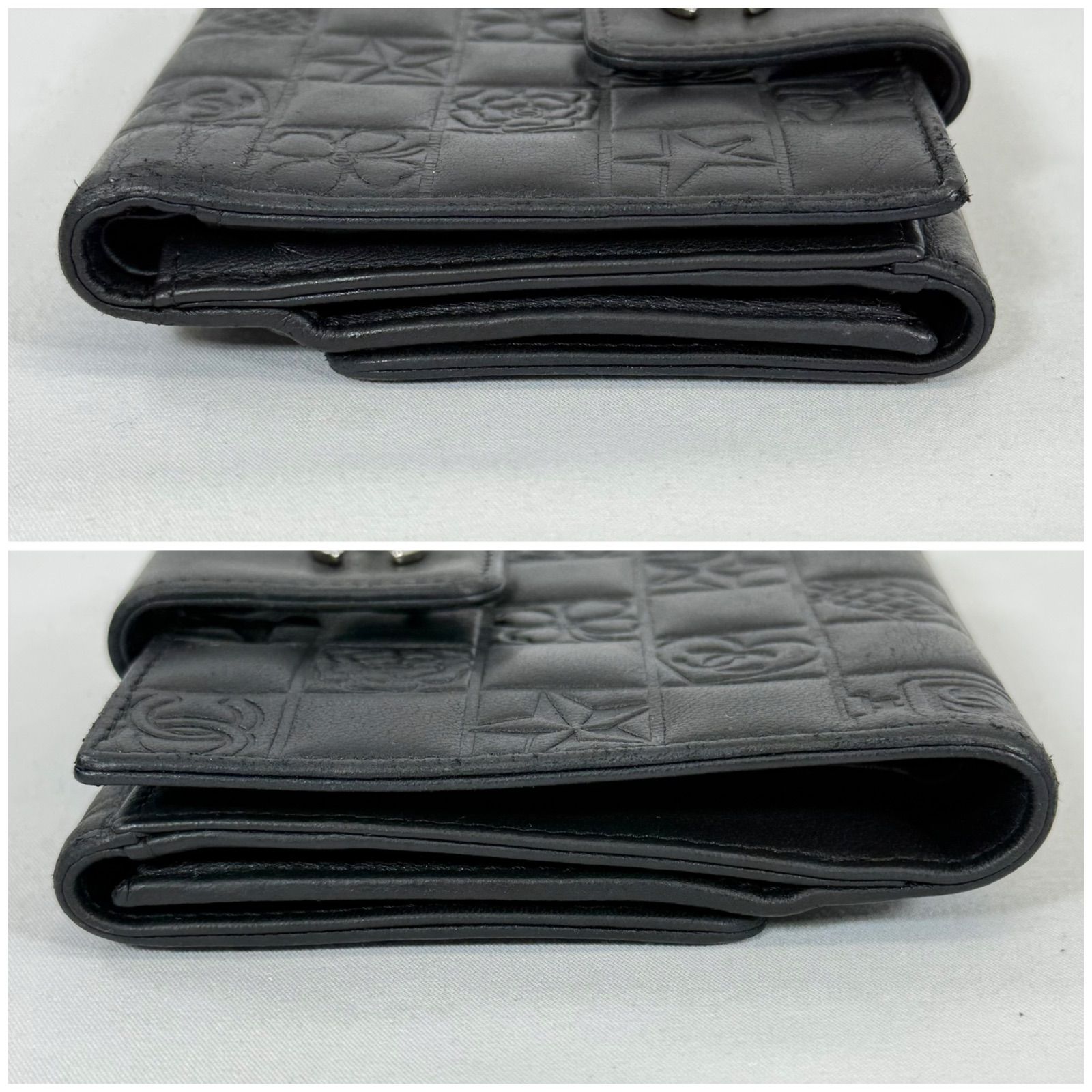 人気・美品】 CHANEL シャネル アイコンライン ラムスキン ココマーク