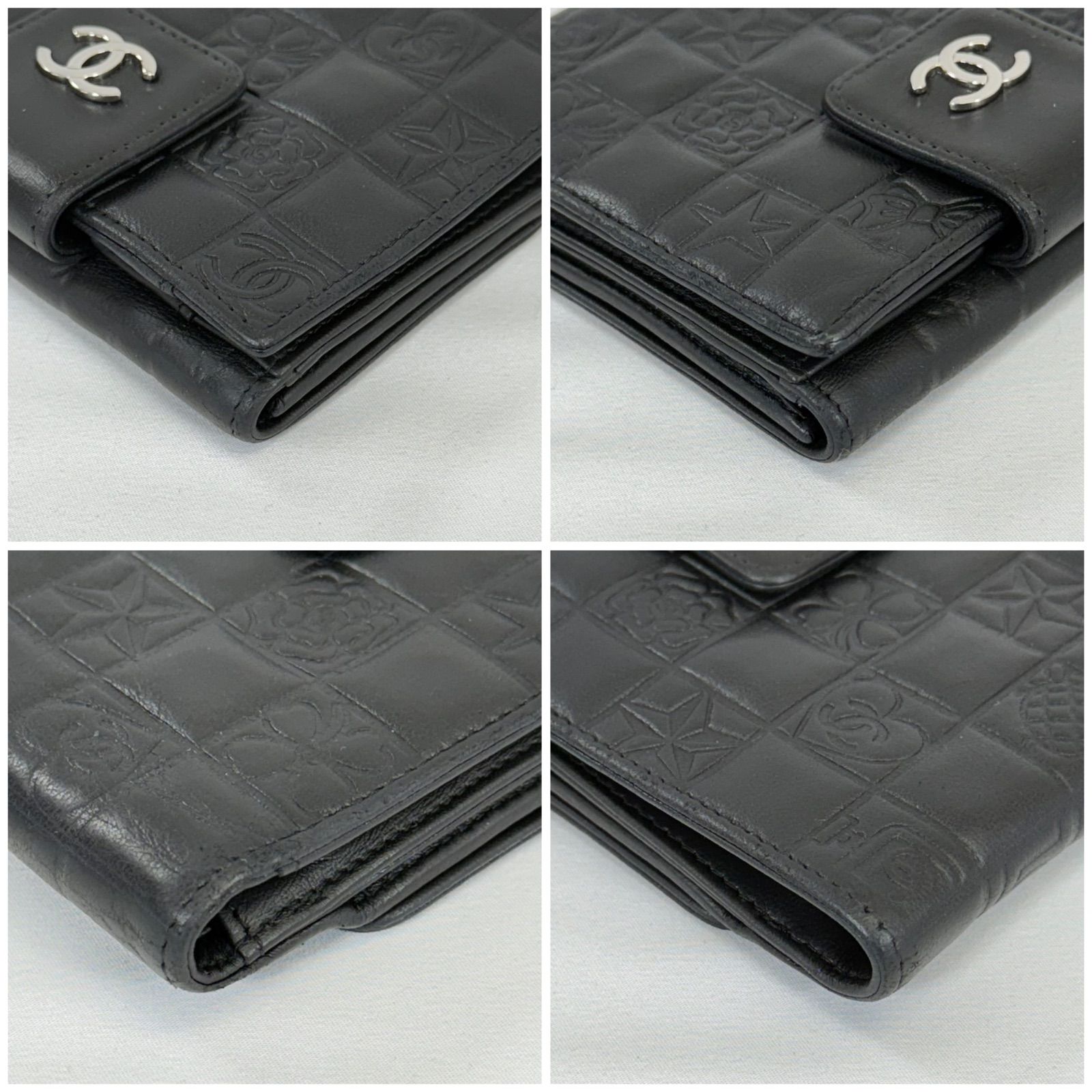 人気・美品】 CHANEL シャネル アイコンライン ラムスキン ココマーク