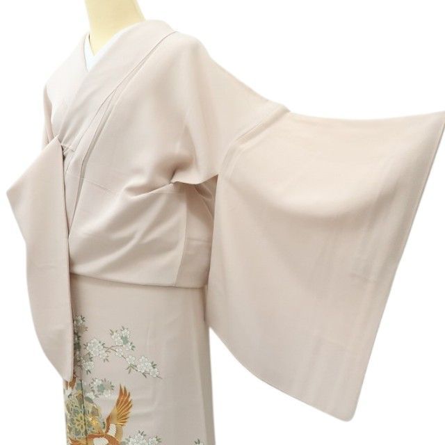 六花-RIKKA- 美品 正絹 金駒刺繡 トールサイズ 桜 菊 鳳凰 色留袖 着物