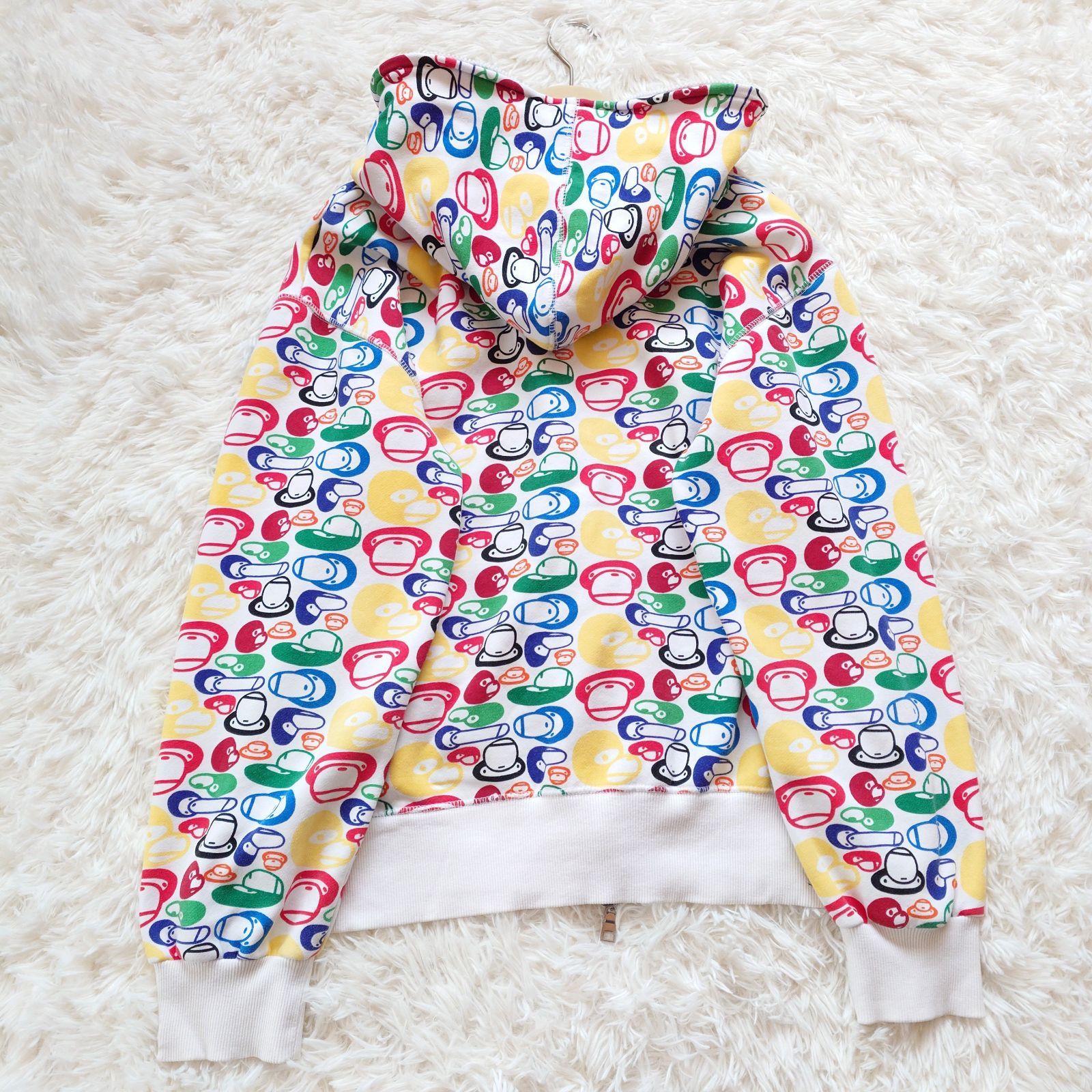 希少 A BATHING APE アベイシングエイプ BAPE milo マイロ フルジップ