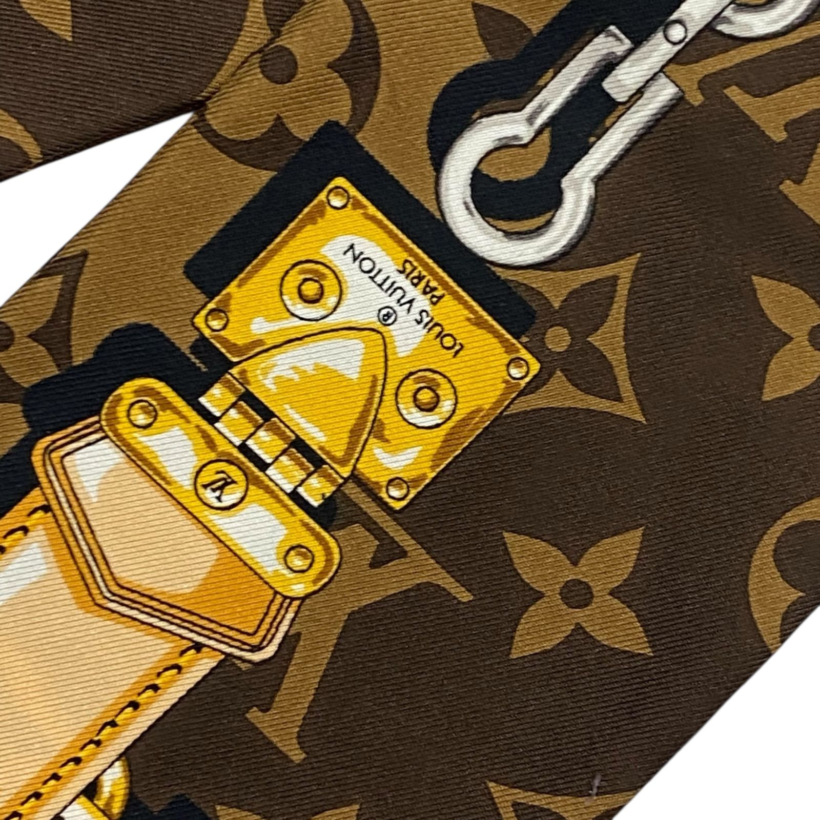 極美品 LOUIS VUITTON ルイヴィトン ツイリー スカーフ バンドー