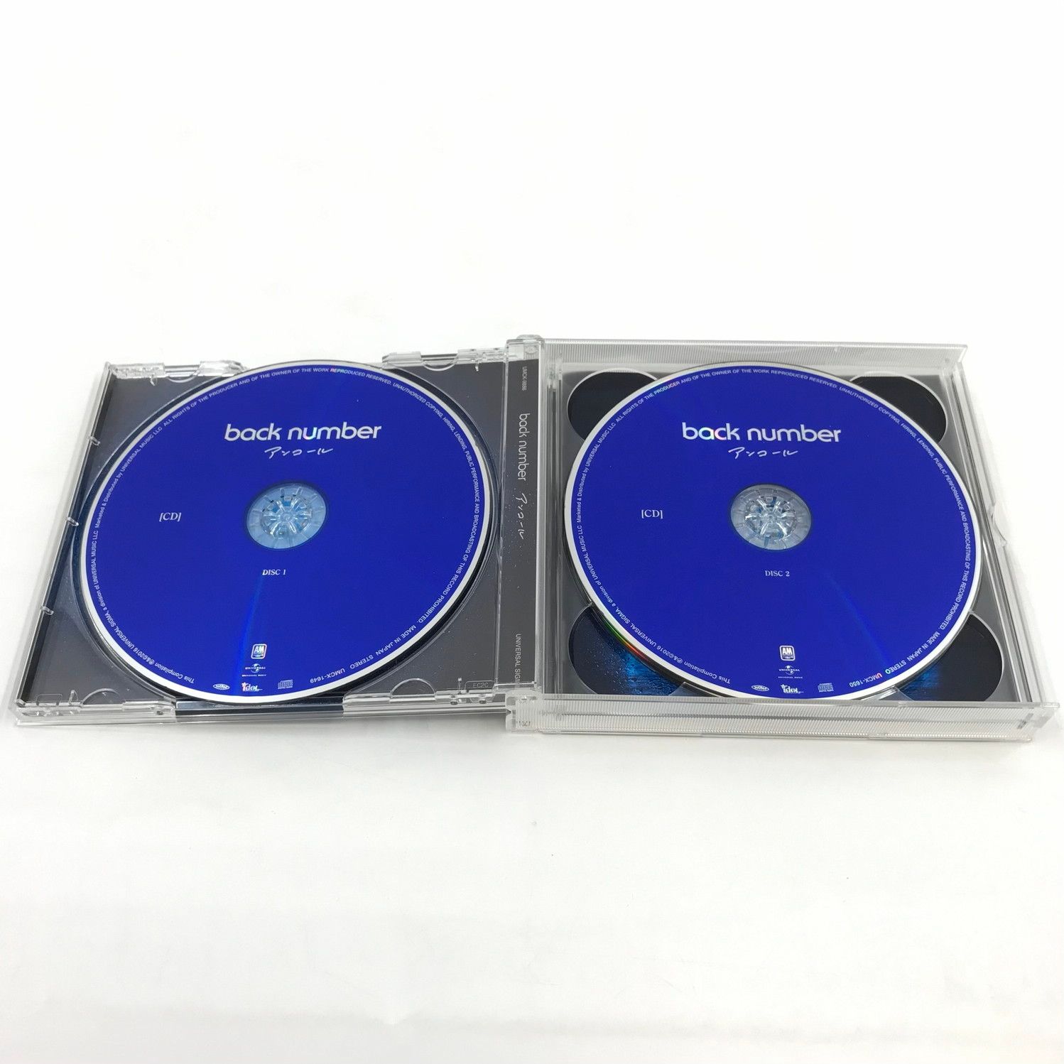 中古品】back number アンコール(初回限定盤A/DVD ver.)(2DVD付)【013