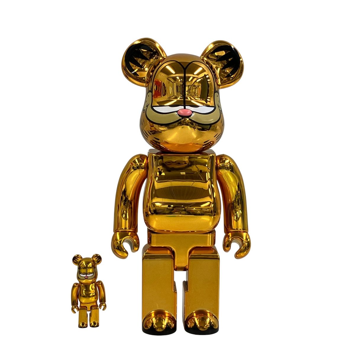BE RBRICK Garfield ガーフィールド GOLD CHROME VER. - 400 フィギュア 海外 アニメ