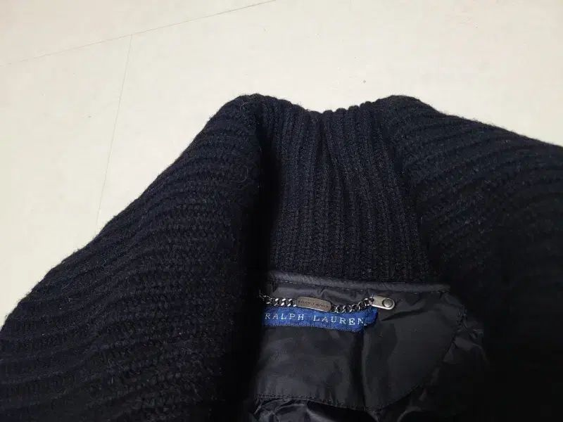 美品 ラルフローレン カシミヤ混 ニット ショールカラー ダウンベスト M ロゴ ポロ カシミア ニット ショールカラー ダウンベスト ウィメンズ 55