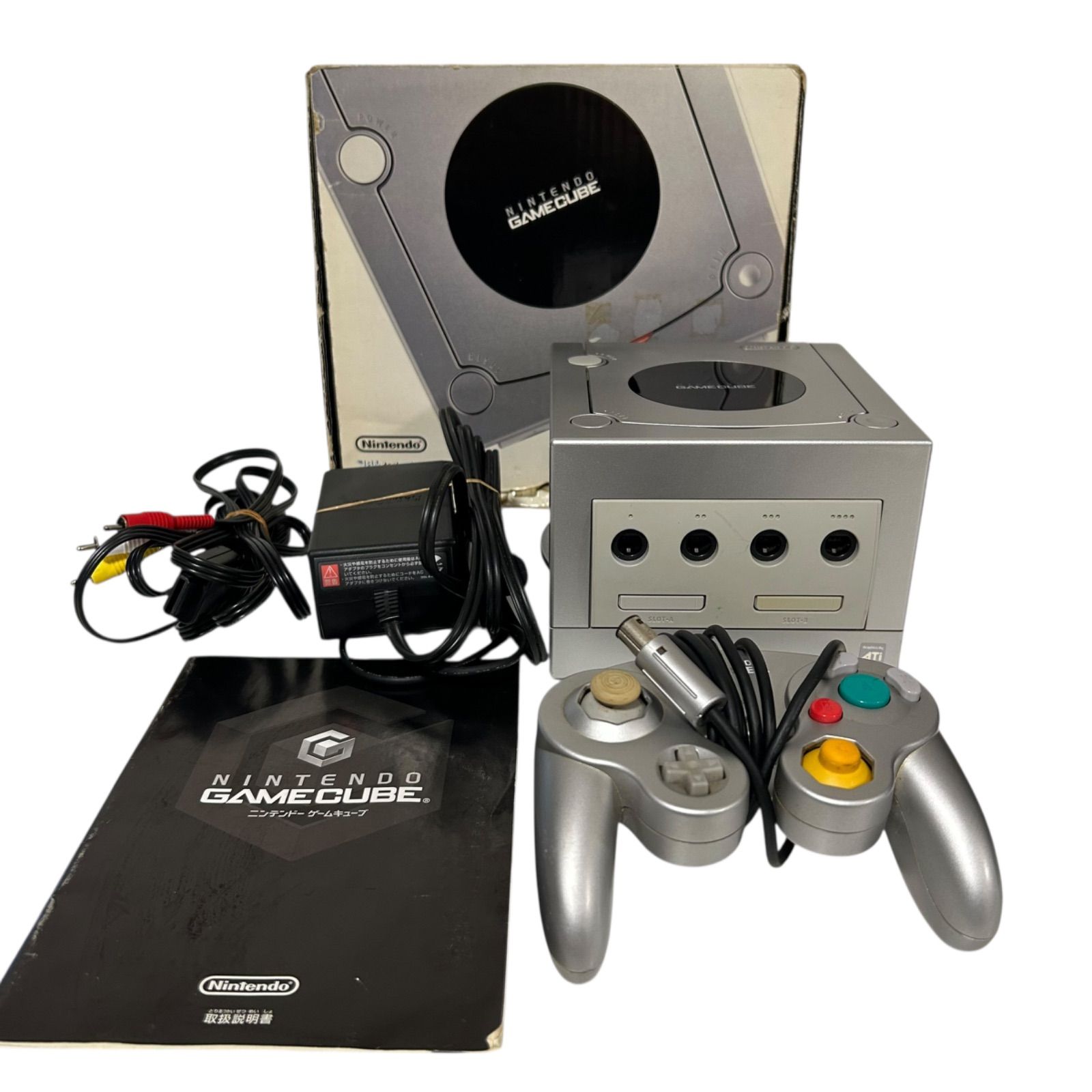GC Nintendo GAME CUBE ゲームキューブ シルバー 箱入り DOL-S-PLA