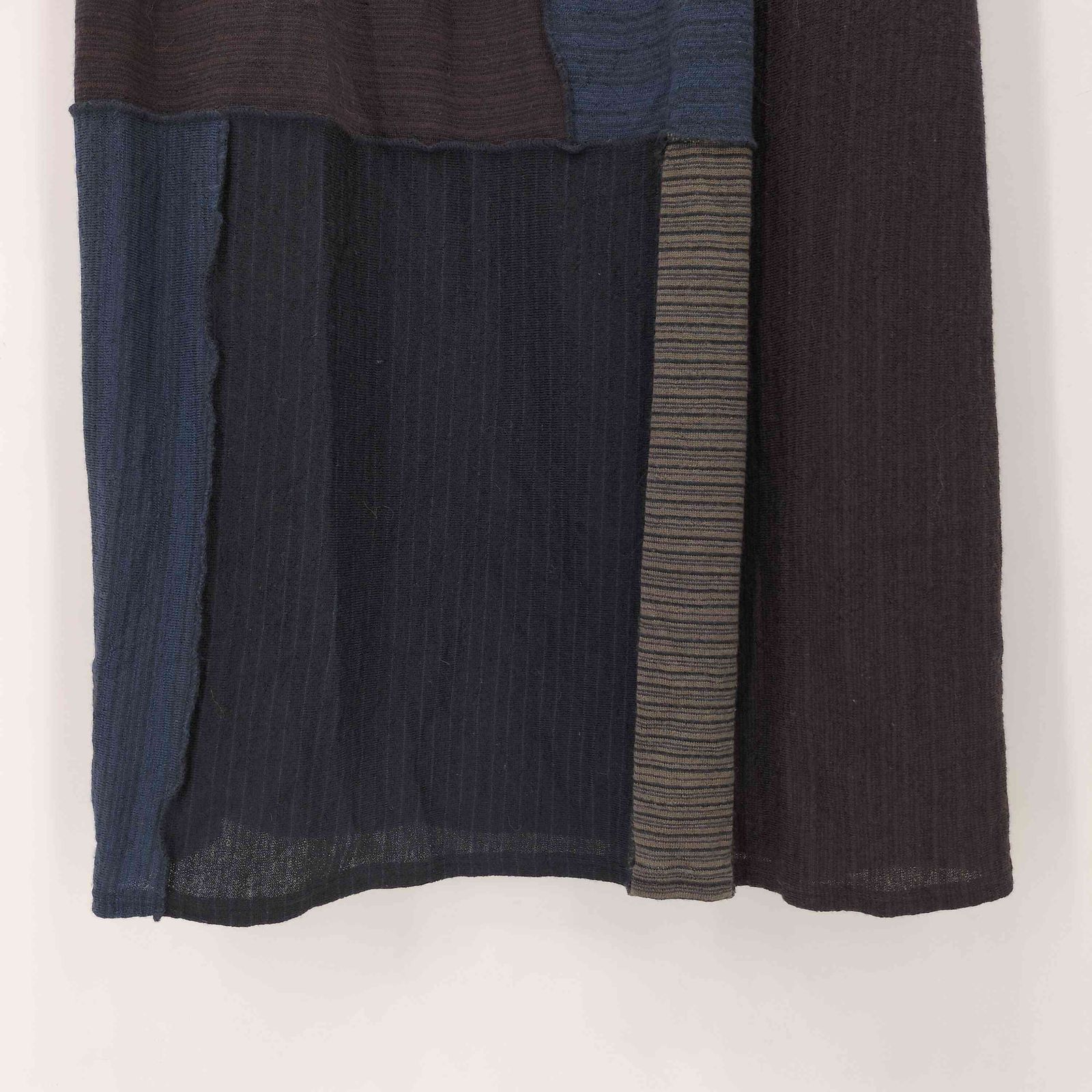 ヨーガンレール Jurgen Lehl パッチワークデザイン プリーツスカート