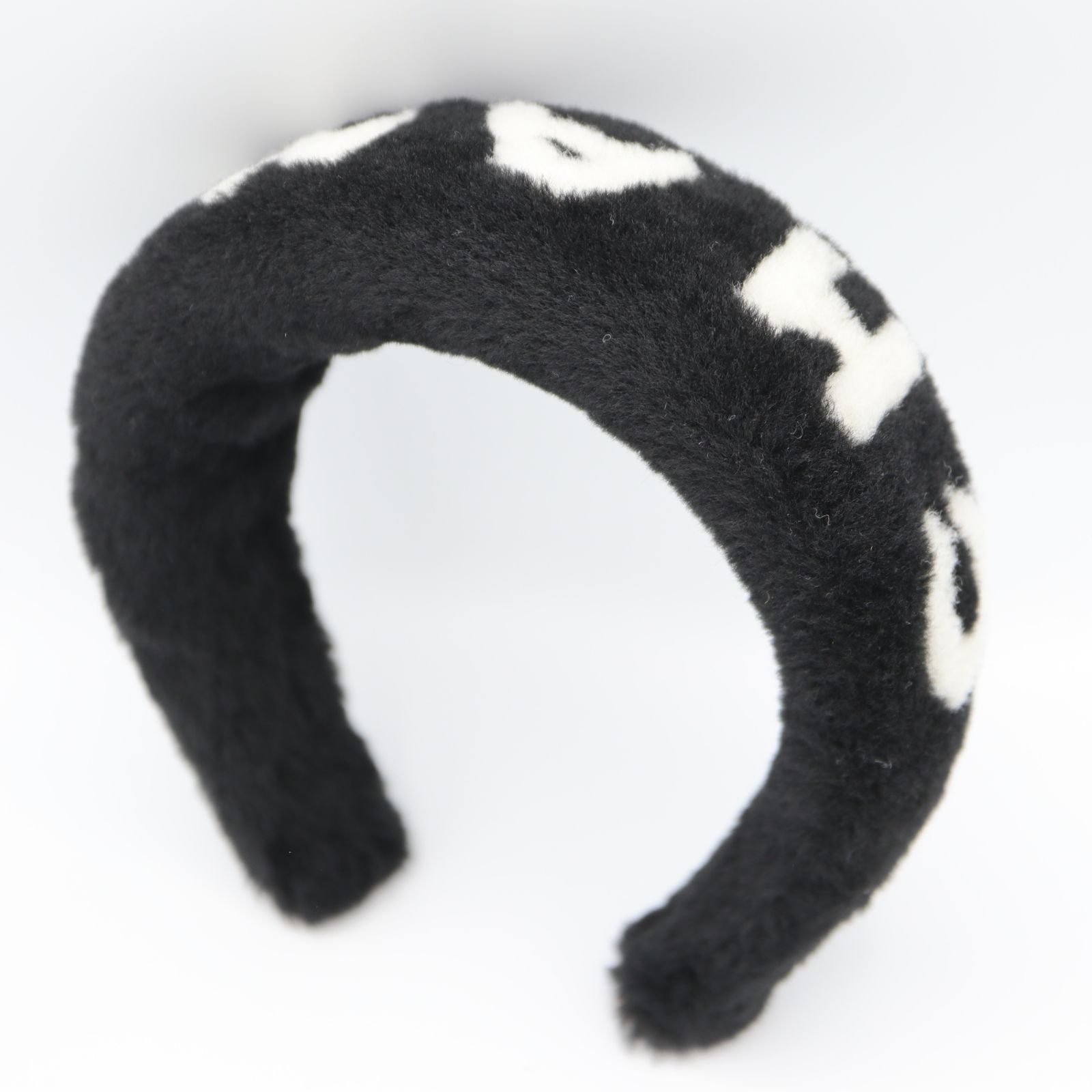 CHANEL シャネル カチューシャ ヘアバンド ヘアアクセ ロゴ ブラック