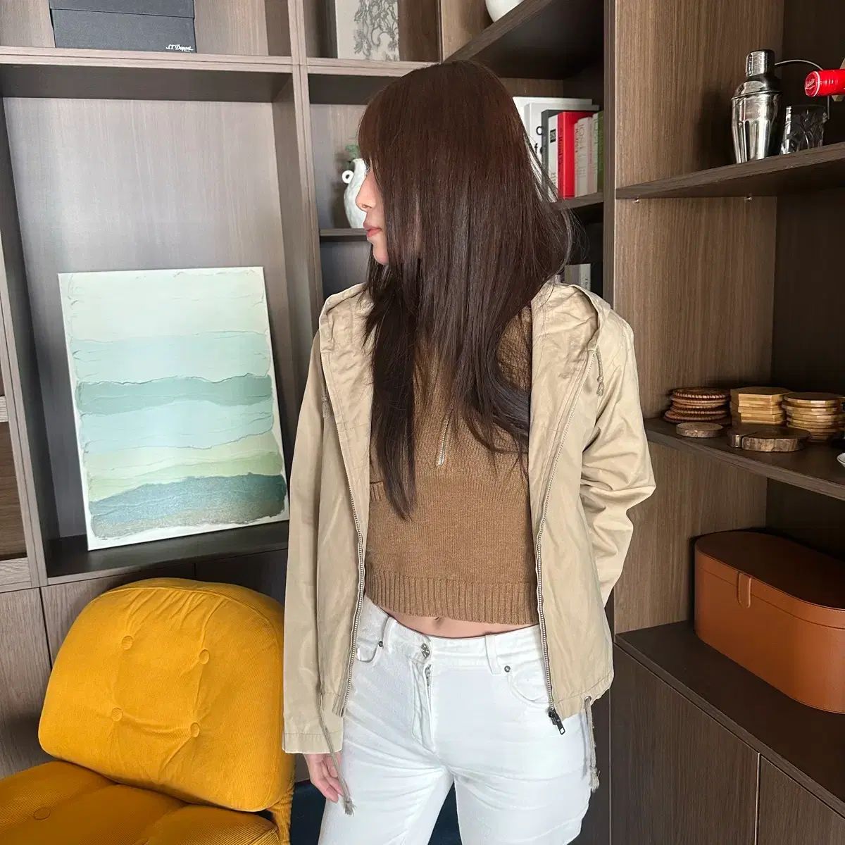 マーガレットハウエル MARGARET HOWELL フードジップアップジャケット