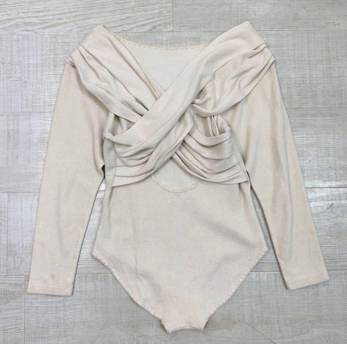 FUMIKA_UCHIDA フミカウチダ CROSS OVER BODY SUIT クロス オーバー 