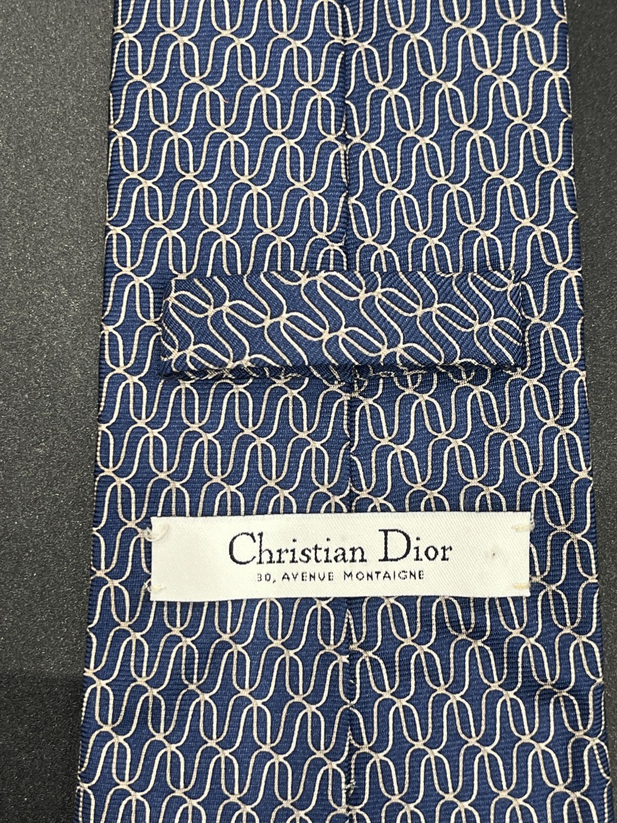 クリスチャンディオール ネクタイ青 B25111466 - メルカリ