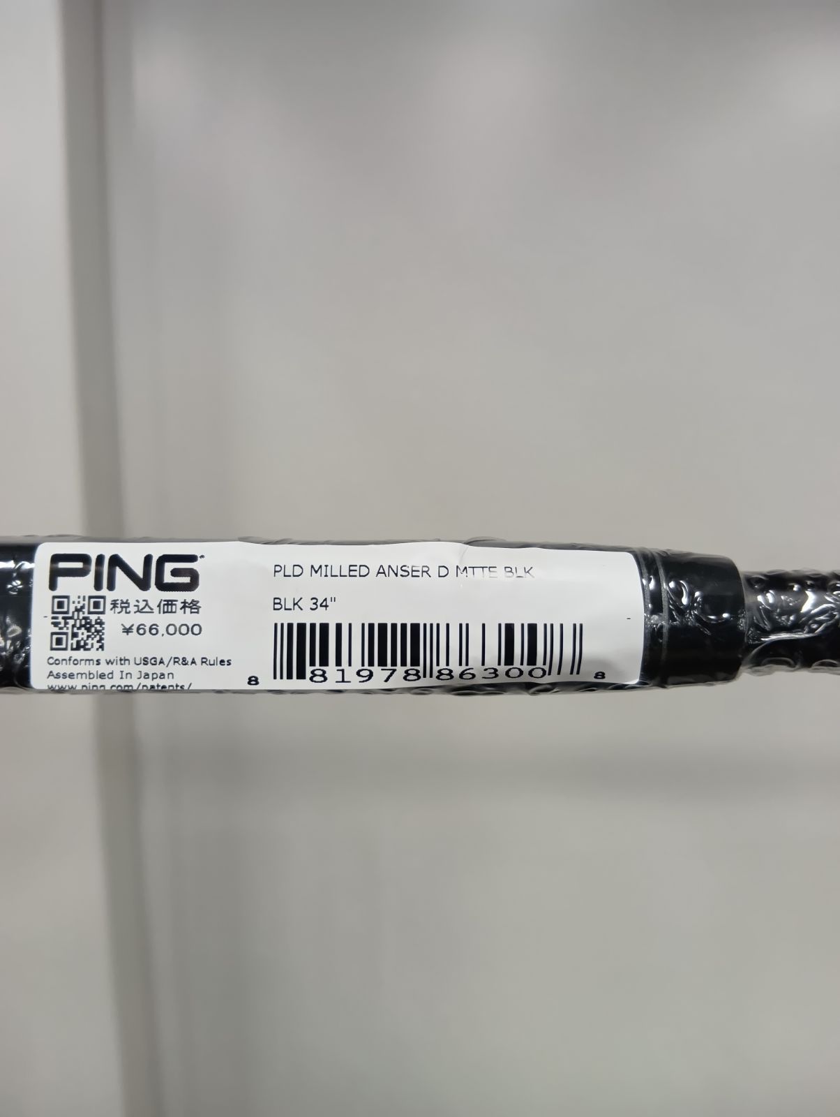 Pt ピン PING PLD MILLED PUTTER ANSER D パター 34インチ メンズ 2023 