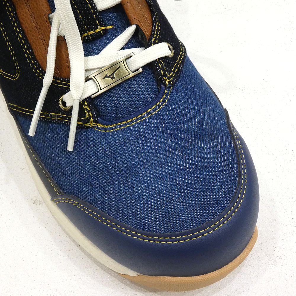 安全靴 メンズ 【小牧店】MIZUNO ALMIGHTY LSⅡ 11M DENIM ミズノ オール