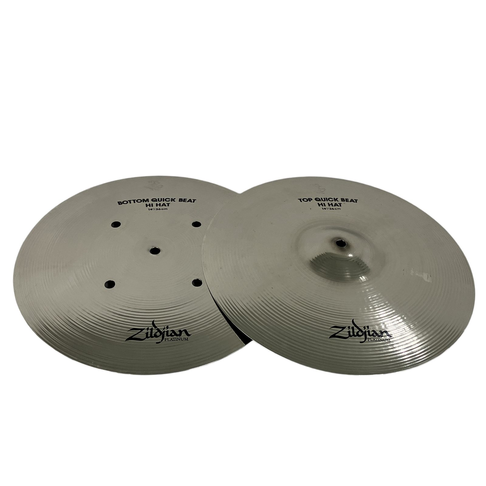 Zildjian Platinum TOP BOTTOM QUICK BEAT Hi-Hat 14 ハイハット