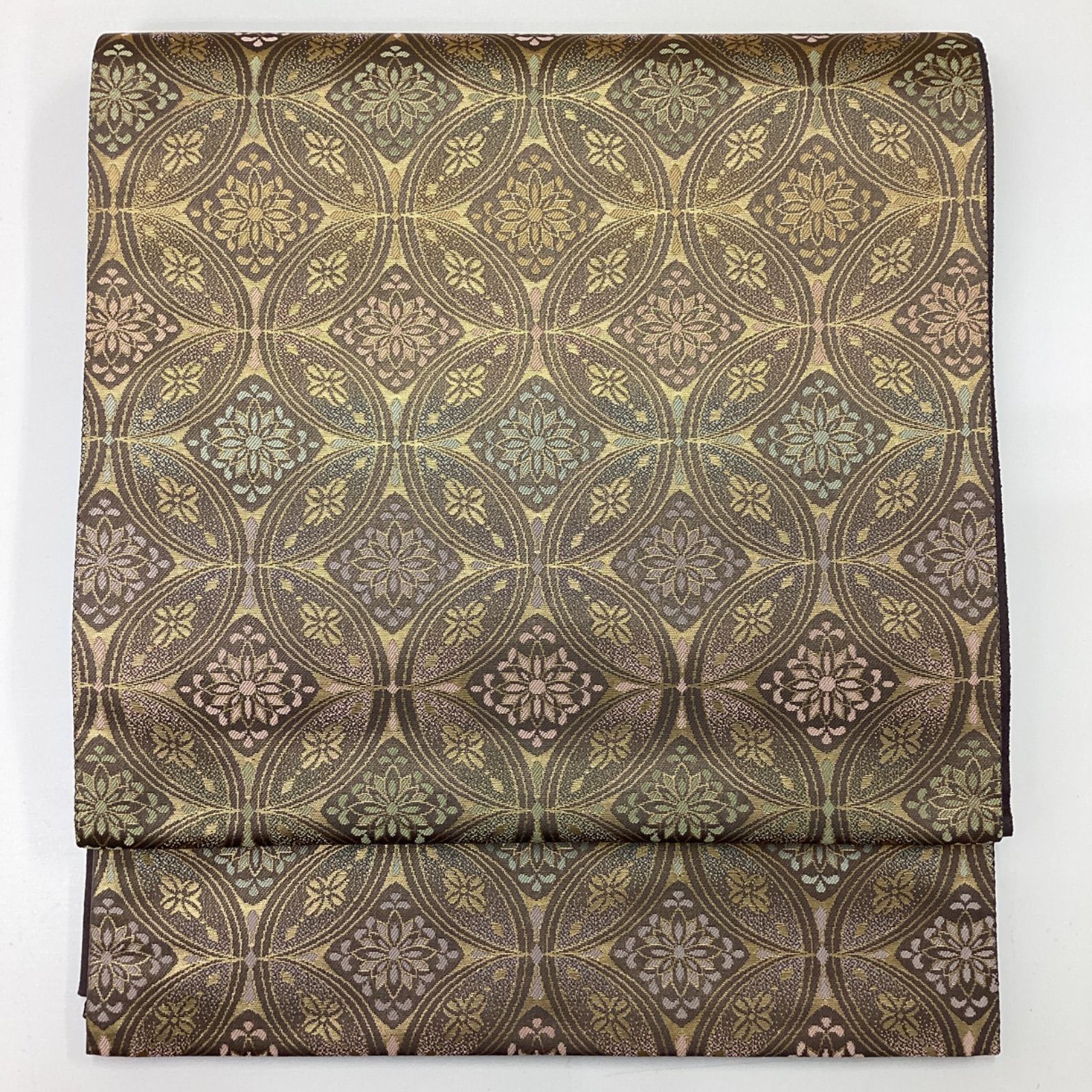 中古品 六通袋帯 箔屋清兵衛 正絹R68 - メルカリ