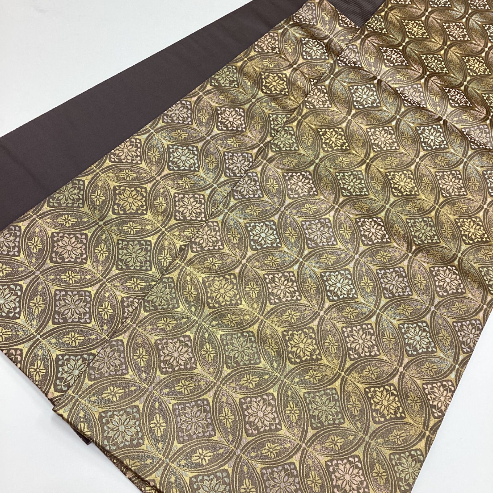 中古品 六通袋帯 箔屋清兵衛 正絹R68 - メルカリ