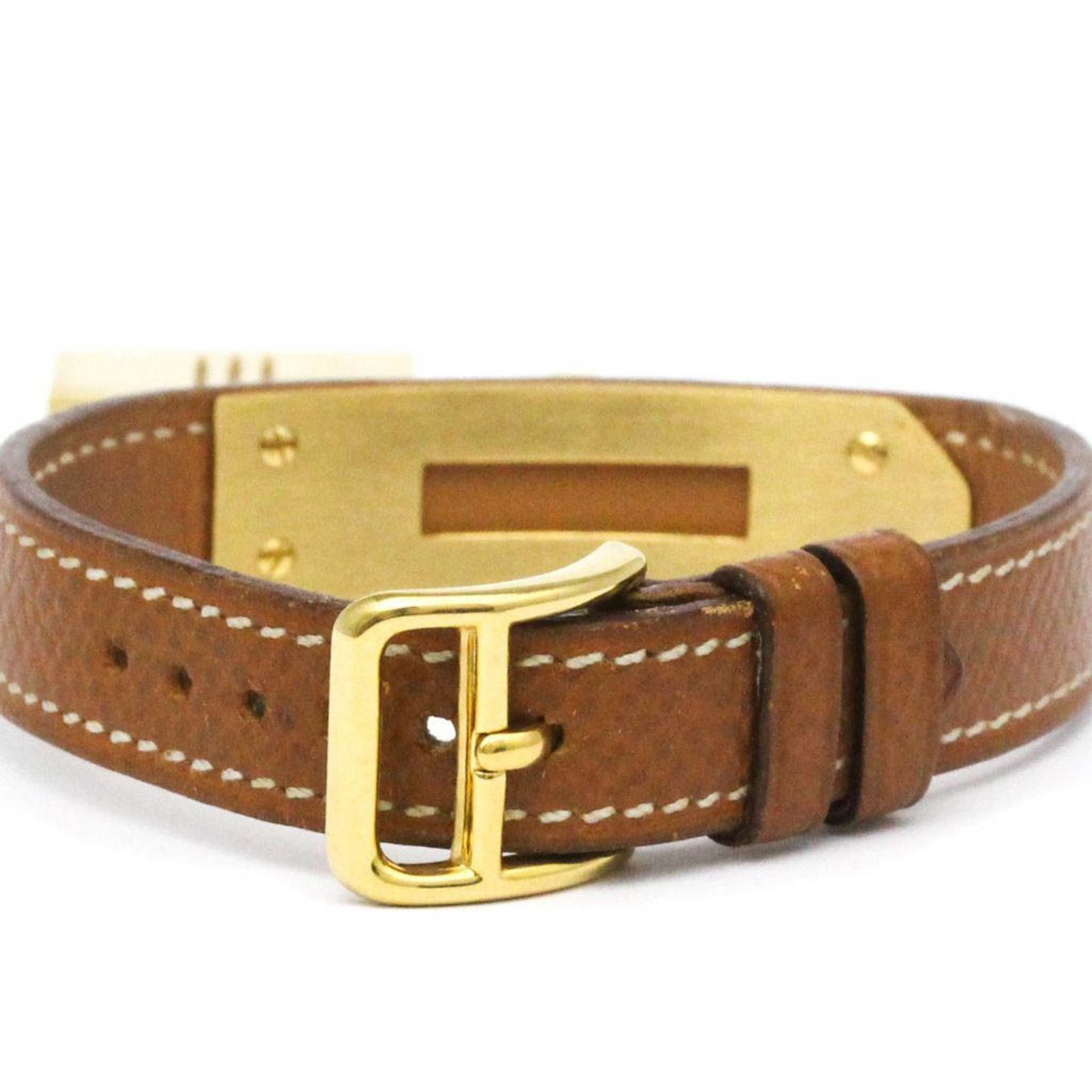 エルメス (HERMES) ケリーウォッチ ゴールドプレート レザー クォーツ 
