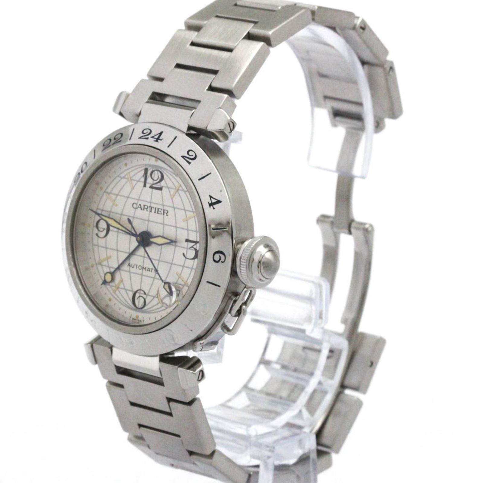カルティエ CARTIER パシャC メリディアン ステンレススチール 自動巻き ユニセックス 時計 外装仕上げ済み