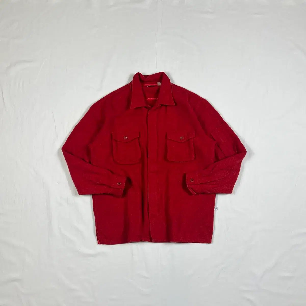 90s グッドイナフ good enough ウール ジップアップ シャツ ジャケット