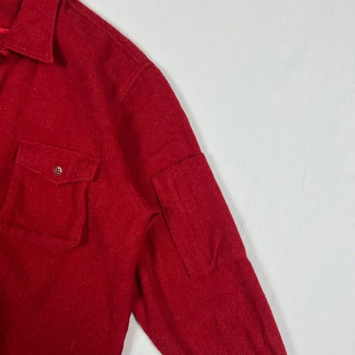 90s グッドイナフ good enough ウール ジップアップ シャツ ジャケット