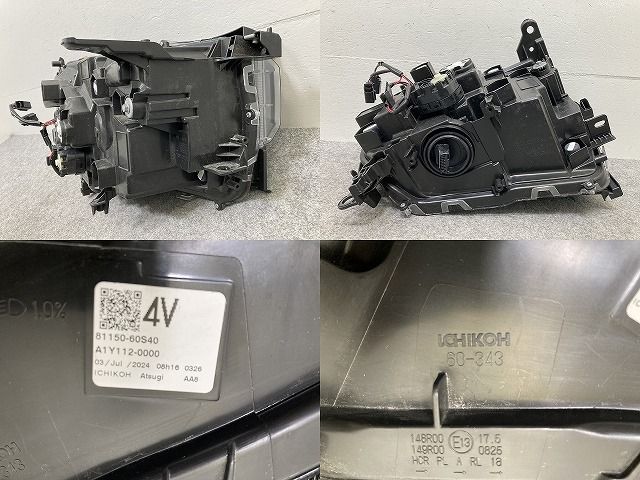 GDJ250W ランドクルーザーヘッドライト ICHIKOH 60-343 ランドクルーザー/ランクル 250/TRJ250W/GDJ250W 純正 左 ヘッドライト