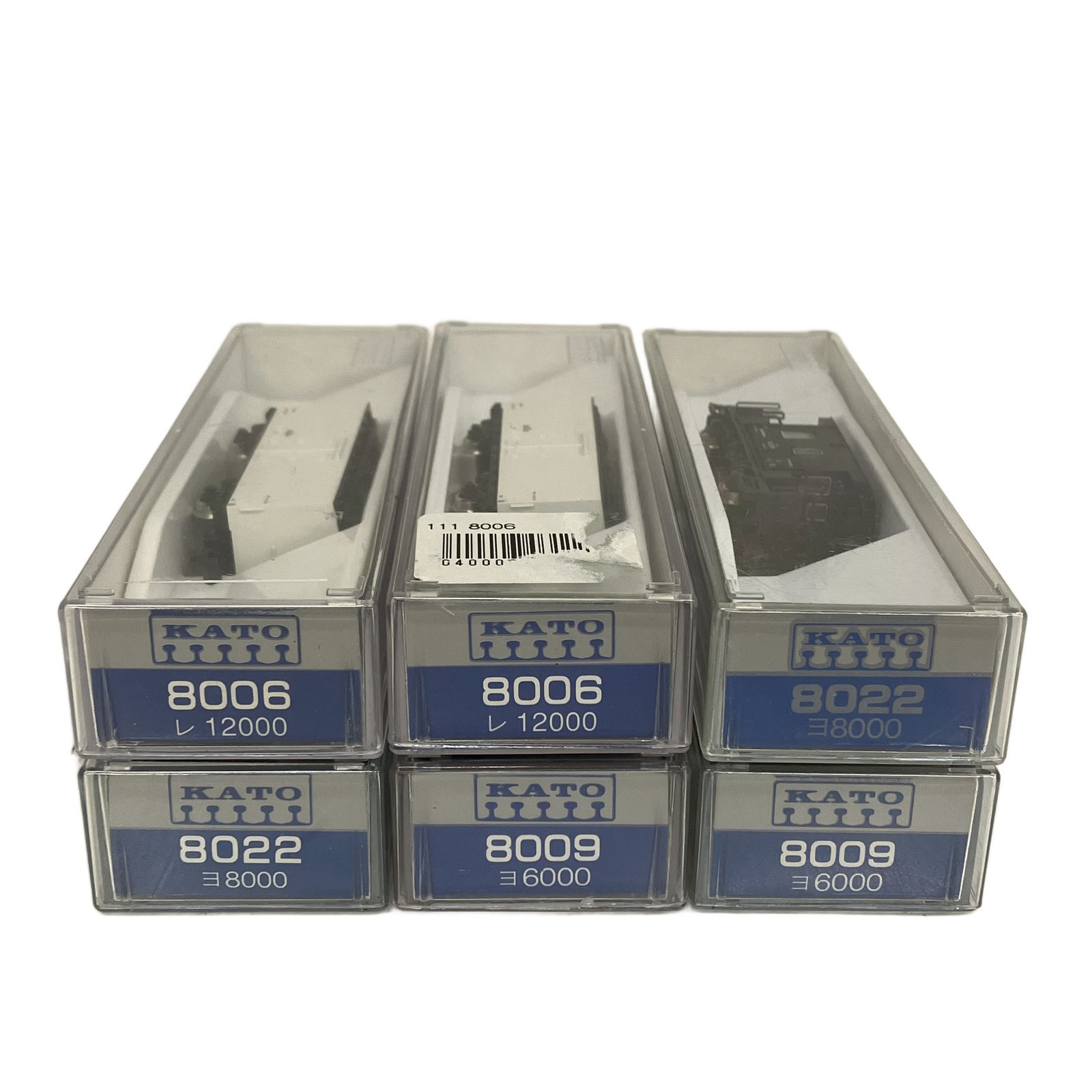 【中古】KATO Nゲージ 6個セット KATO 8006 レ12000 その他おまとめ 計6両セット Nゲージ 鉄道模型