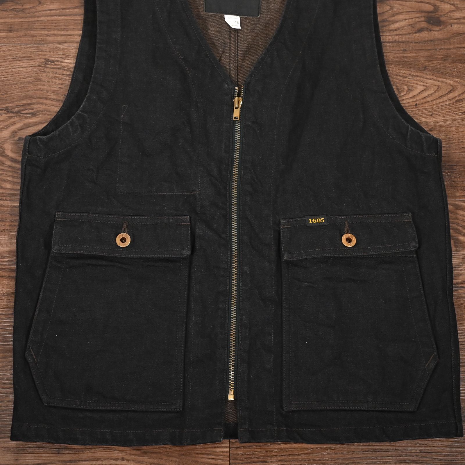 トロフィークロージング ブラキー ベスト デニム ブラック 38 - メルカリ