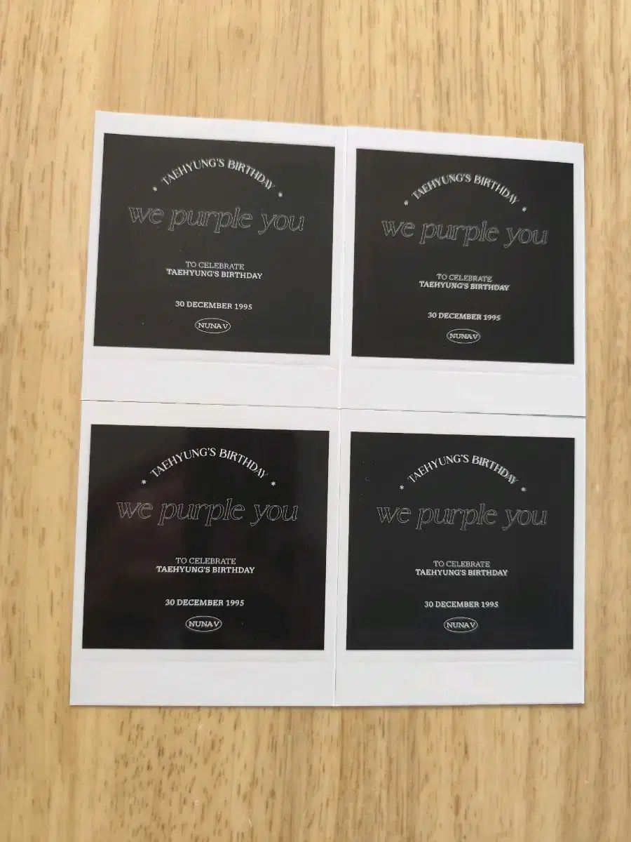 BTS 뷔 V チェキ ポラロイド 写真 PHOTO 4枚 - メルカリ