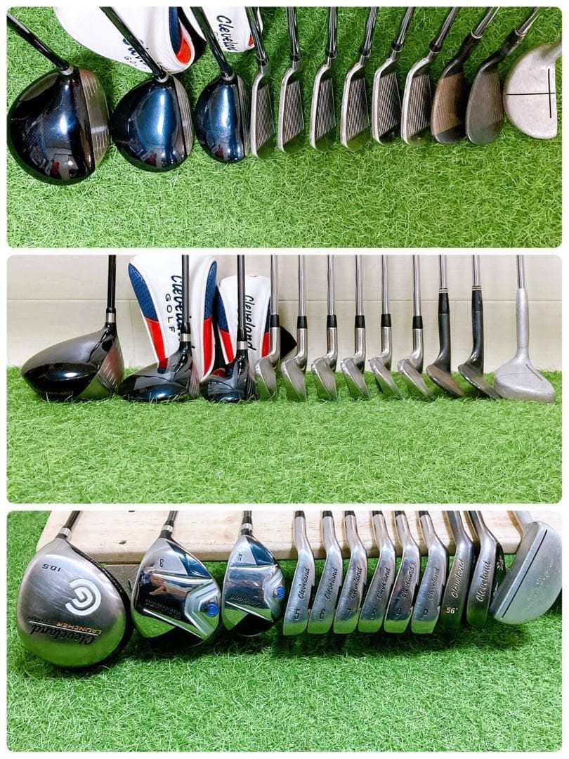 M9.クリーブランド 初心者オススメ ゴルフクラブ メンズセット FLEX S