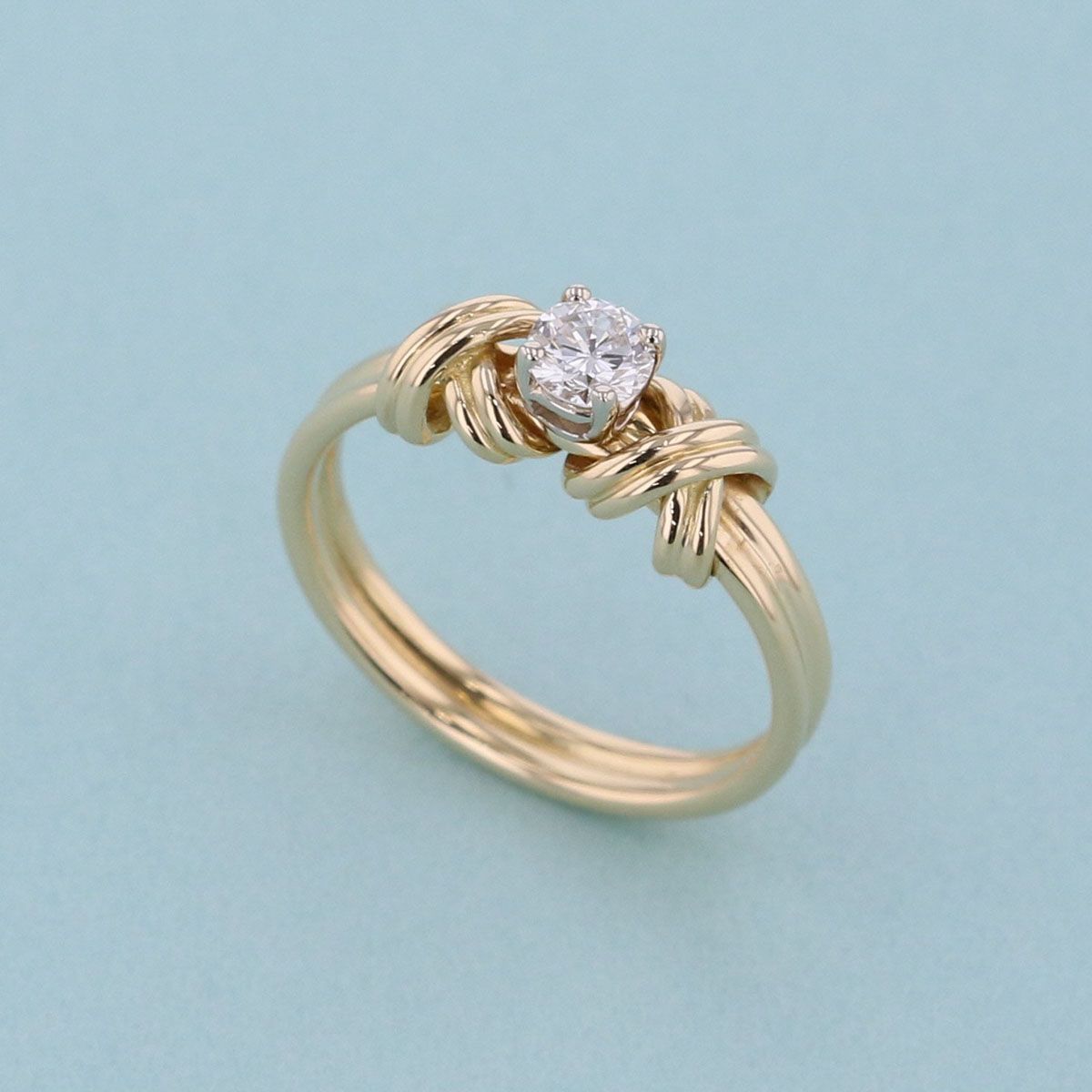 TIFFANY&Co. ティファニー リング シグネチャー クロス ソリテール 1D