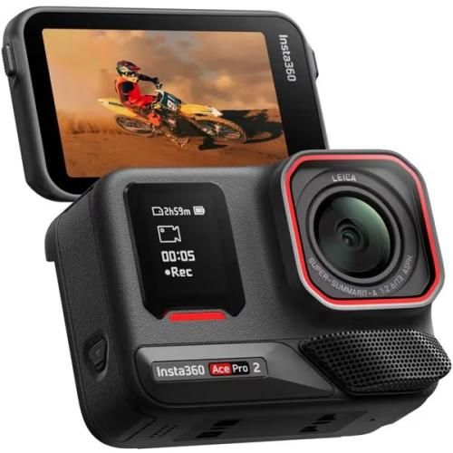 Insta 360 Ace Pro 2 ストリート撮影キット ミッドナイトブラック デュアルバッテリー スレート グレー 納期約１ヶ月