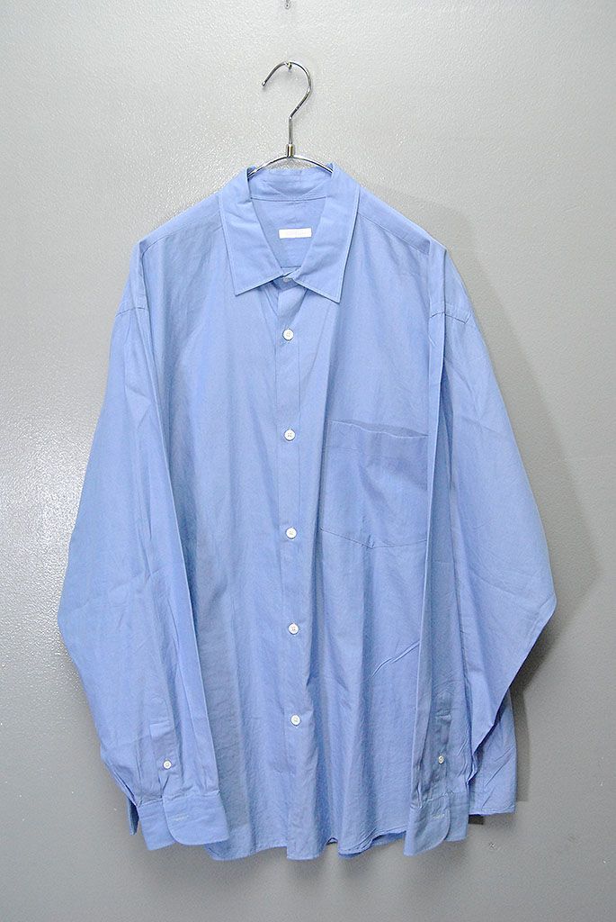 COMOLI SHIRT コモリ コモリシャツ サックス 3