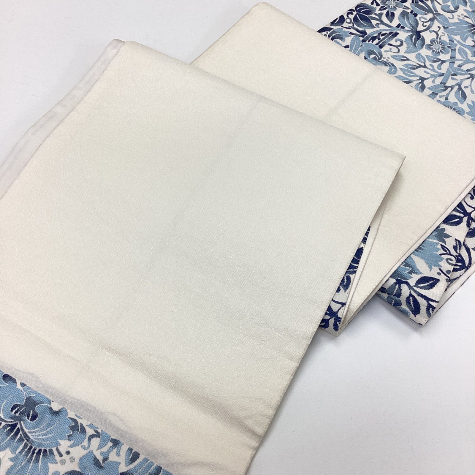 品 六通袋帯 刺繍柄 正絹R69