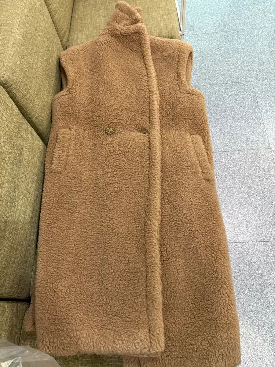 MAX MARA テディベア ロングベスト XS