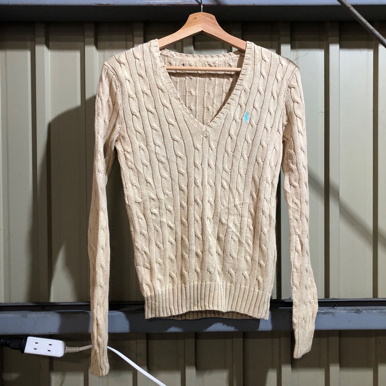 1040 Polo by Ralph Lauren セーター ベージュ S〜M ポロバイラル