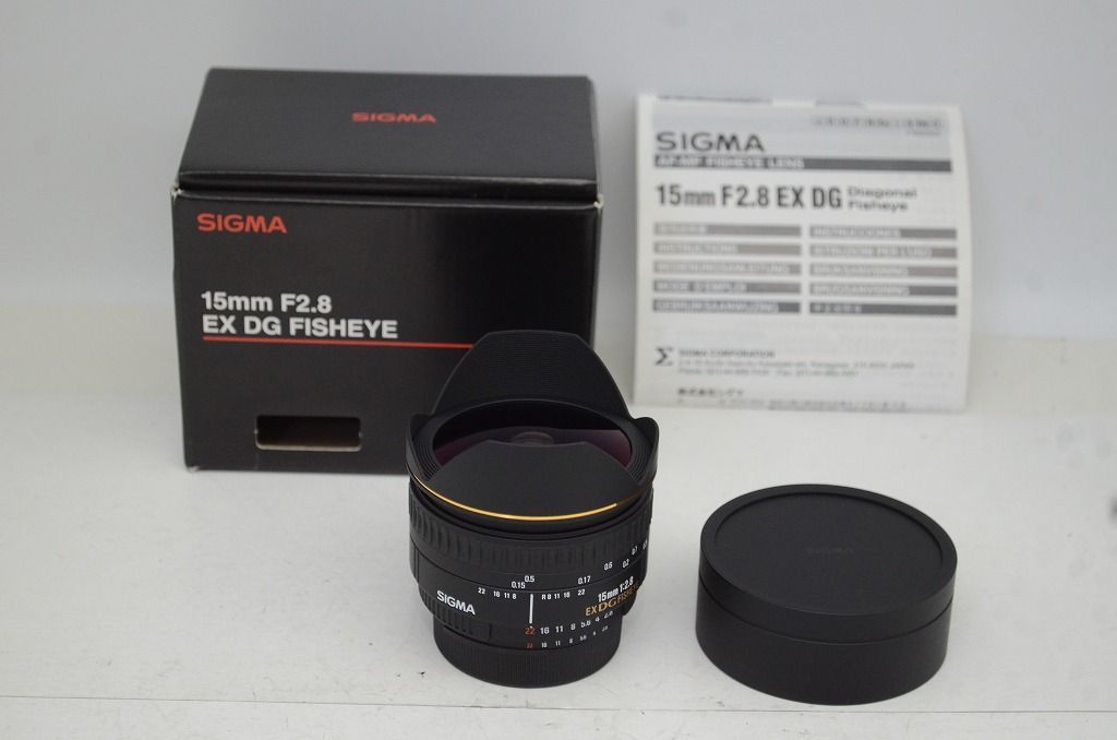 SIGMA 15mm F2.8 EX DG FISHEYE Nikon用 シグマ 15mm F2.8 EX DG DIAGONAL FISHEYE(ニコン用) | メディアジョイ