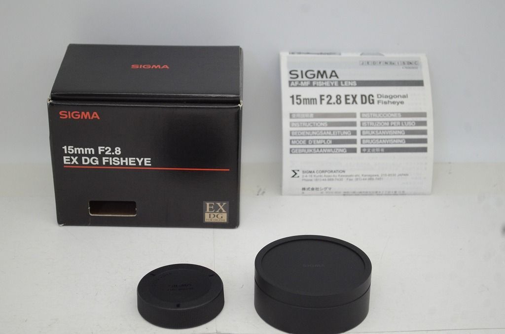 美品 SIGMA シグマ 15mm F2.8 EX DG DIAGONAL FISHEYE Nikon ニコン F