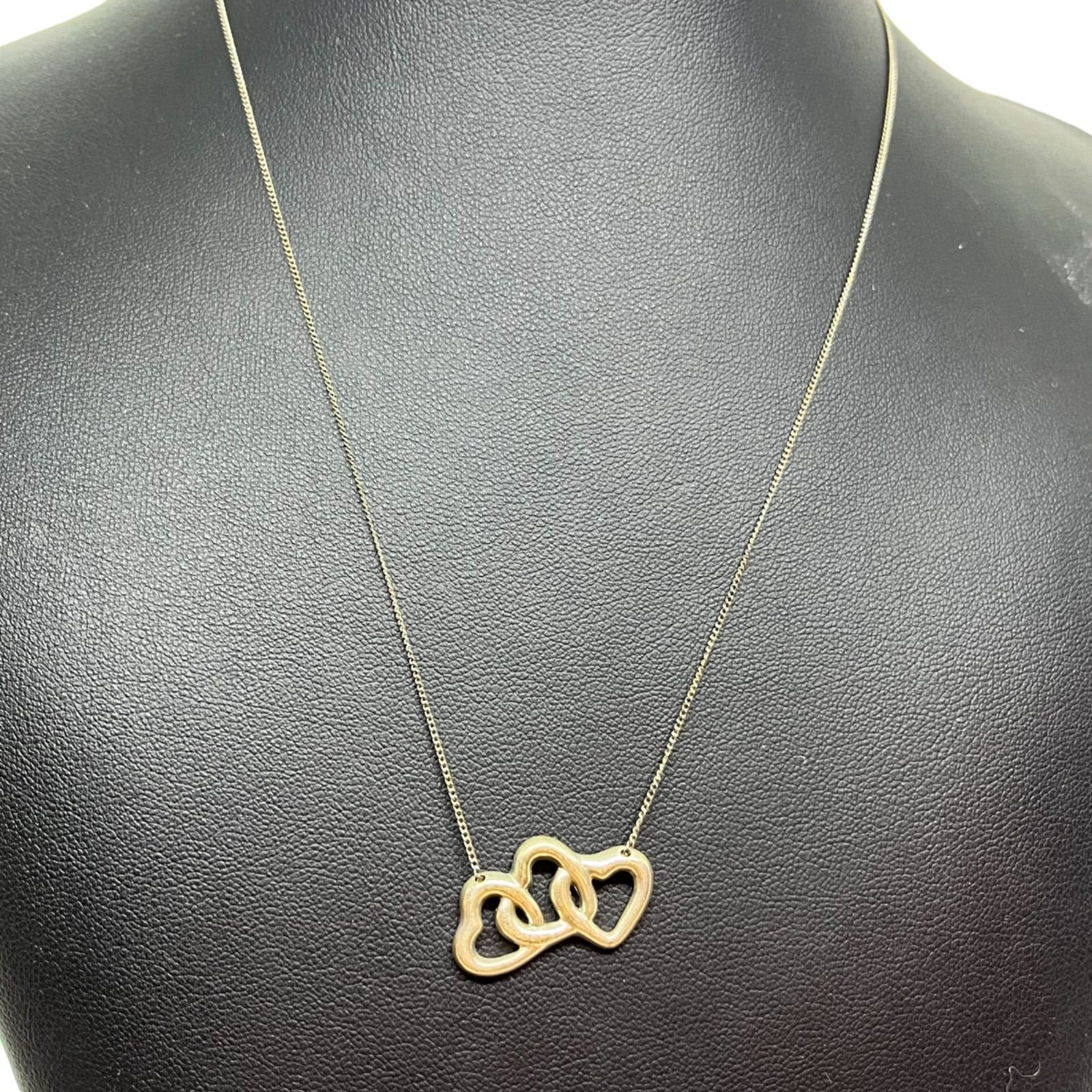 管2511-417】TIFFANY&Co. ティファニー トリプルハート ネックレス