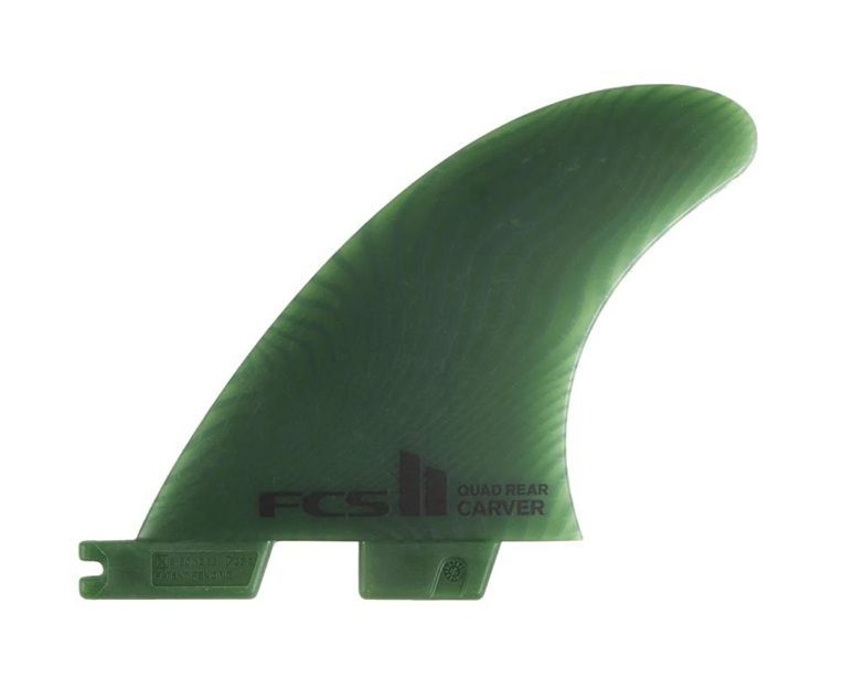 送料無料△FCS II Carver Neo Glass Medium Sage Quad Rear Fins新品